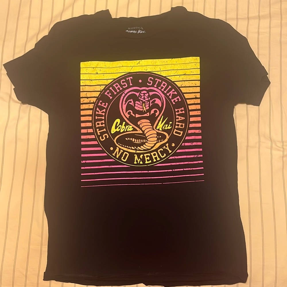 Cobra Kai graphic tea, barely worn